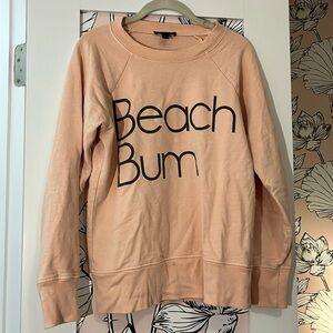JCrew sweatshirt Beach Bum